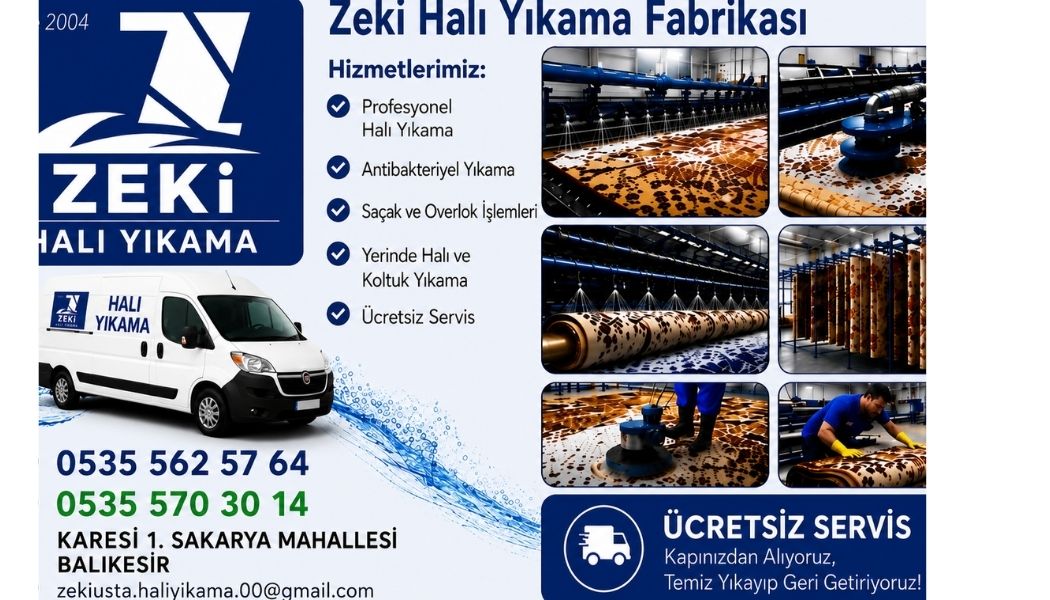 Karesi 1. Sakarya Halı Yıkama Yıkama Hizmeti